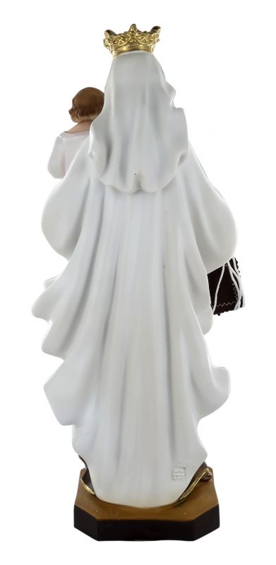 statua madonna del carmine in resina dipinta a mano - 50 cm