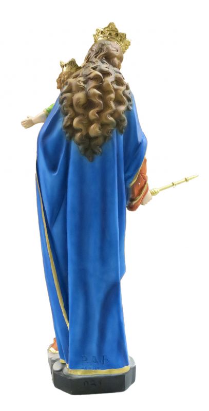 statua maria ausiliatrice in resina dipinta a mano - 60 cm