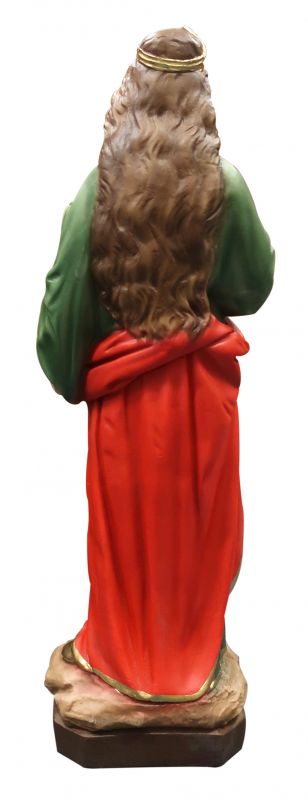 statua di santa lucia in resina dipinta a mano - 60 cm