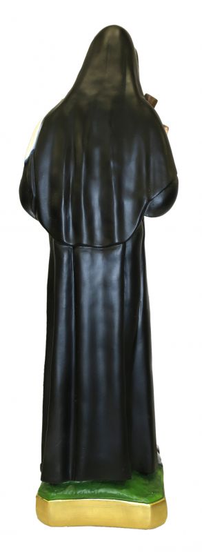 statua santa rita in gesso dipinta a mano - 60 cm
