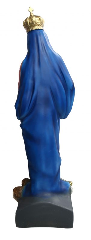 statua madonna delle grazie in gesso dipinta a mano - 65 cm