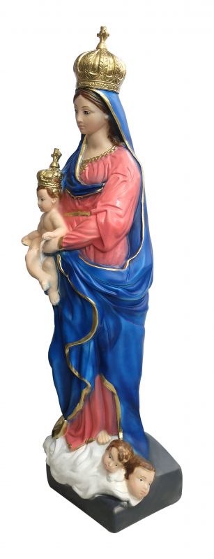 statua madonna delle grazie in gesso dipinta a mano - 65 cm