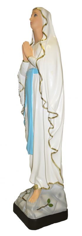statua da esterno della madonna di lourdes in materiale infrangibile dipinta a mano da 60 cm