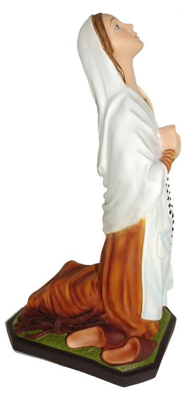 statua da esterno di santa bernardetta in materiale infrangibile, dipinta a mano, da 32 cm
