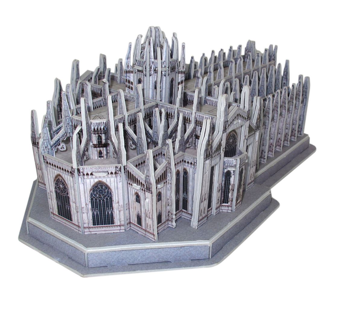 duomo di milano puzzle 3d tridimensionale da assemblare cm 27x15