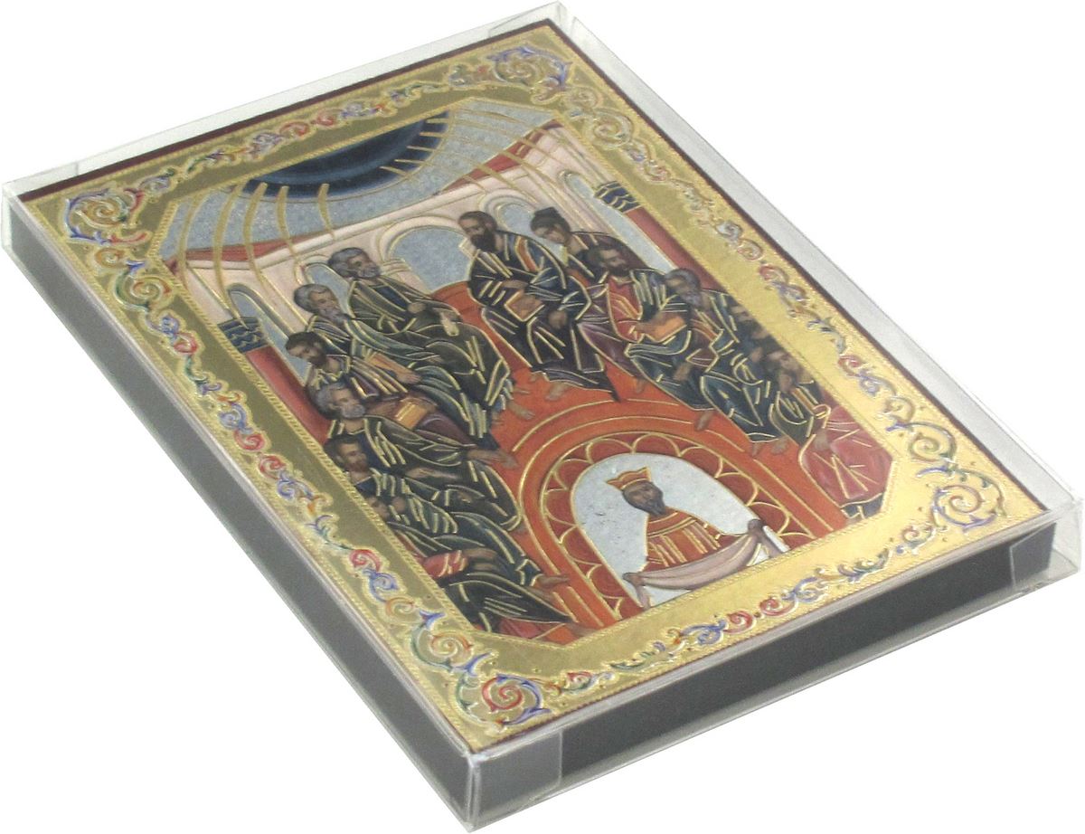 regalo cresima: icona pentecoste - 10 x 14 cm