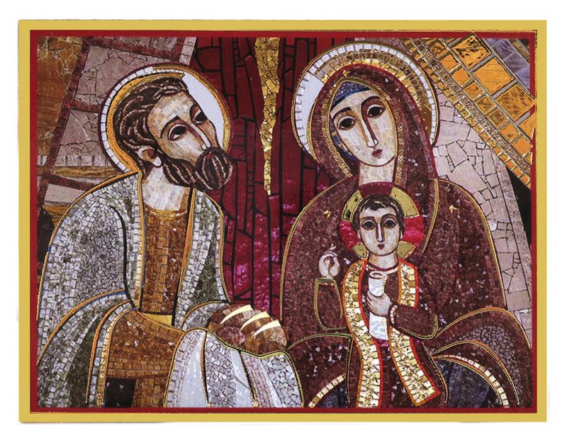 quadro presentazione al tempio padre rupnik stampa 5,5x7,5 cm - (guadalajara)