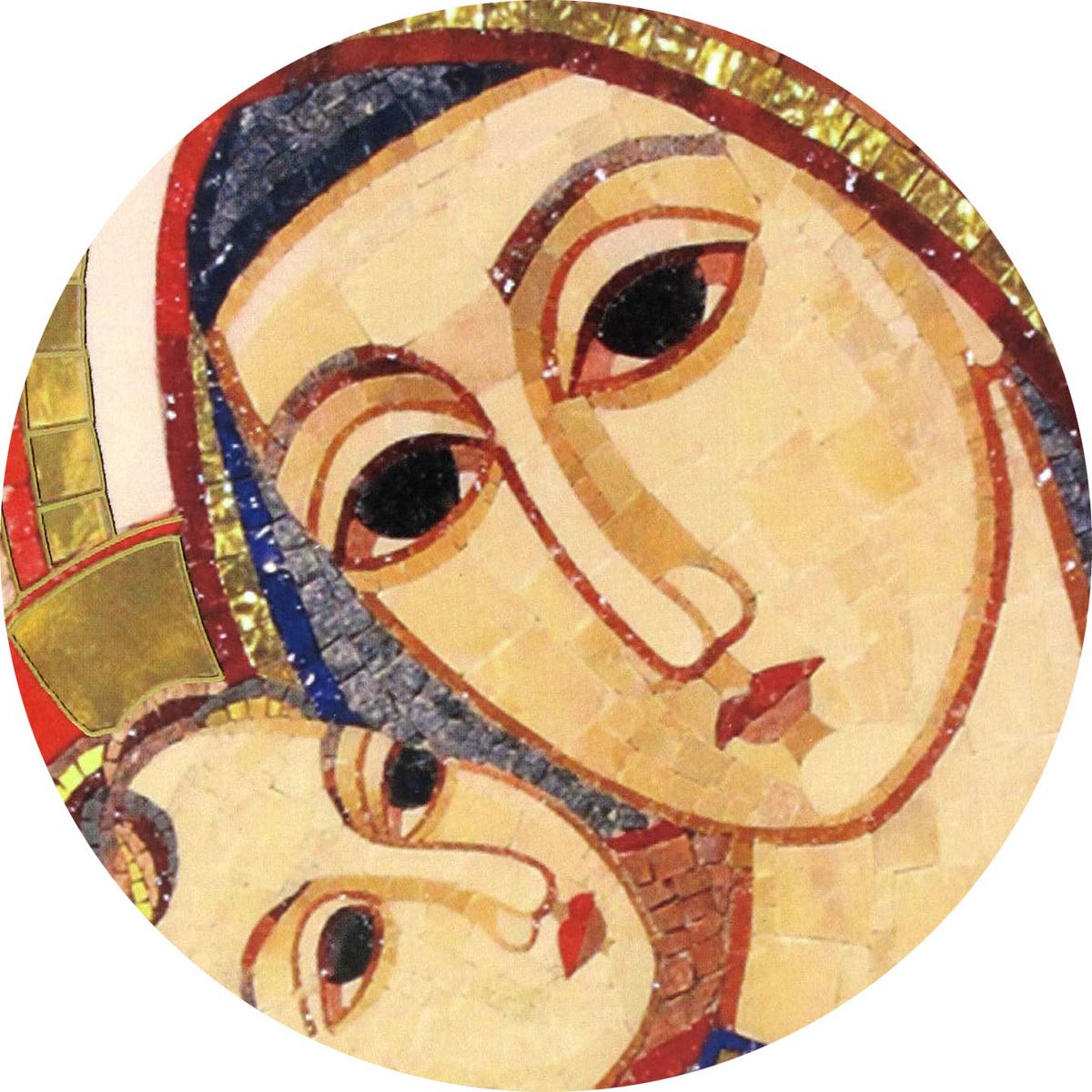 quadro stampa cm 25x34 - volto madonna di padre rupnik