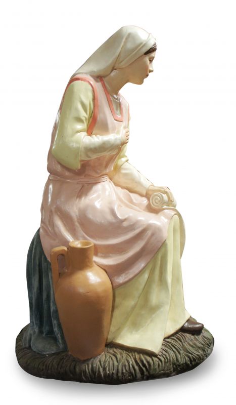 statue presepe: madonna linea martino landi per presepe da 120 cm
