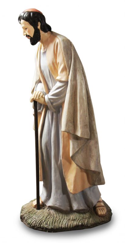 statue presepe: san giuseppe linea martino landi per presepe da 120 cm