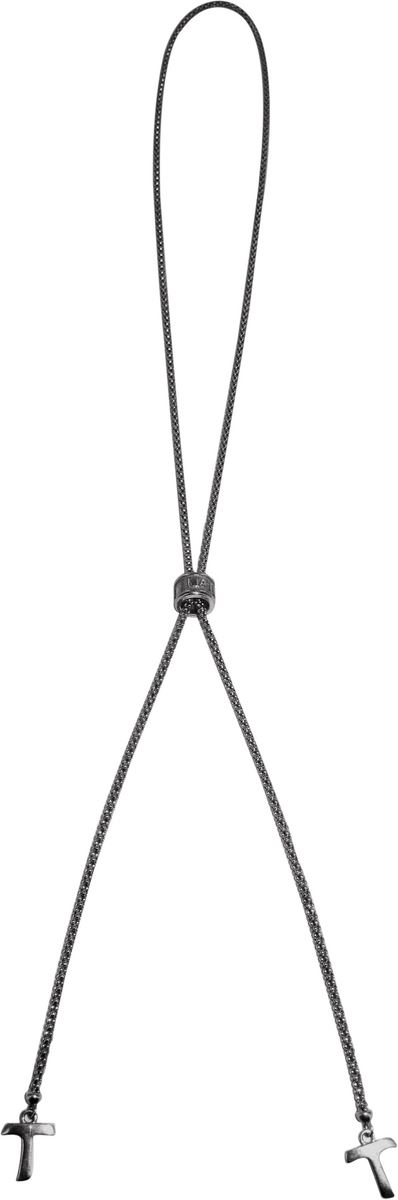 collana sali e scendi in argento brunito