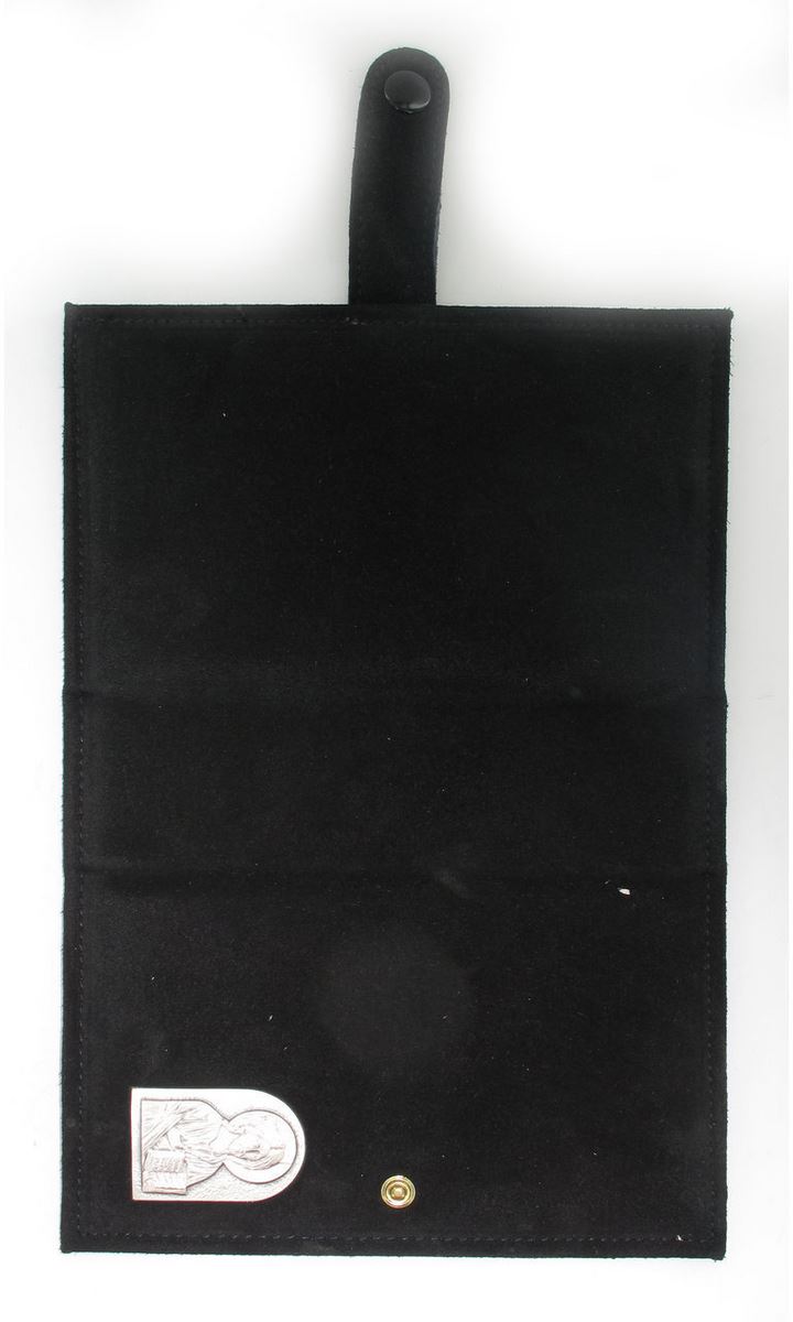 copertina scamosciata per liturgia delle ore - nero