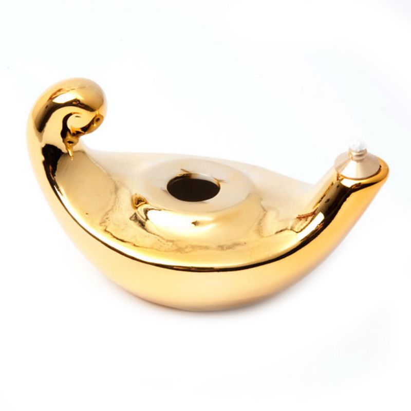 lucerna aladin dorata oro fino - 12 cm