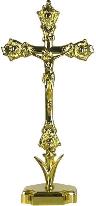 croce su candeliere - 42 cm