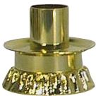 candeliere in metallo dorato - Ø 8,5 cm