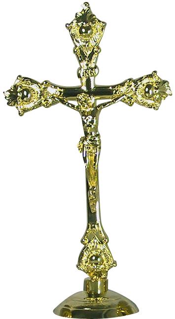 croce su candeliere - 38 cm