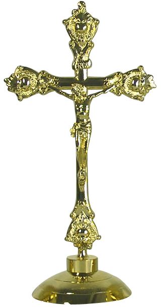 croce su candeliere - 39 cm