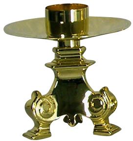 candeliere barocco dorato - 11 x 11 cm 