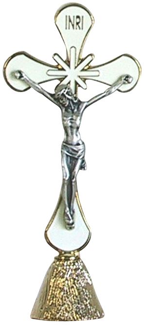 croce da altare smalti - 23 cm