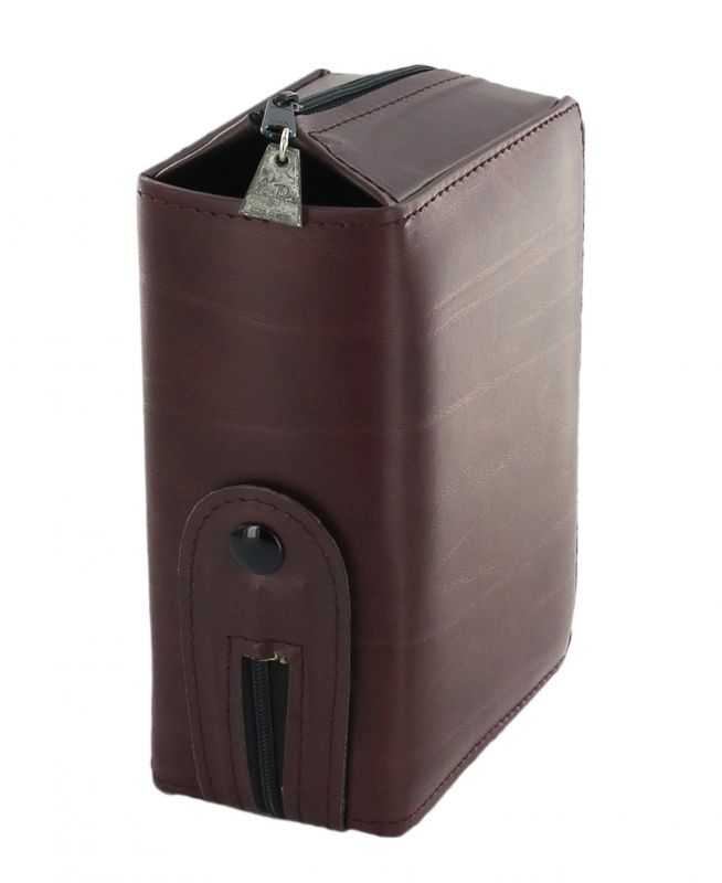 custodia bibbia gerusalemme 2009 in similpelle bordeaux