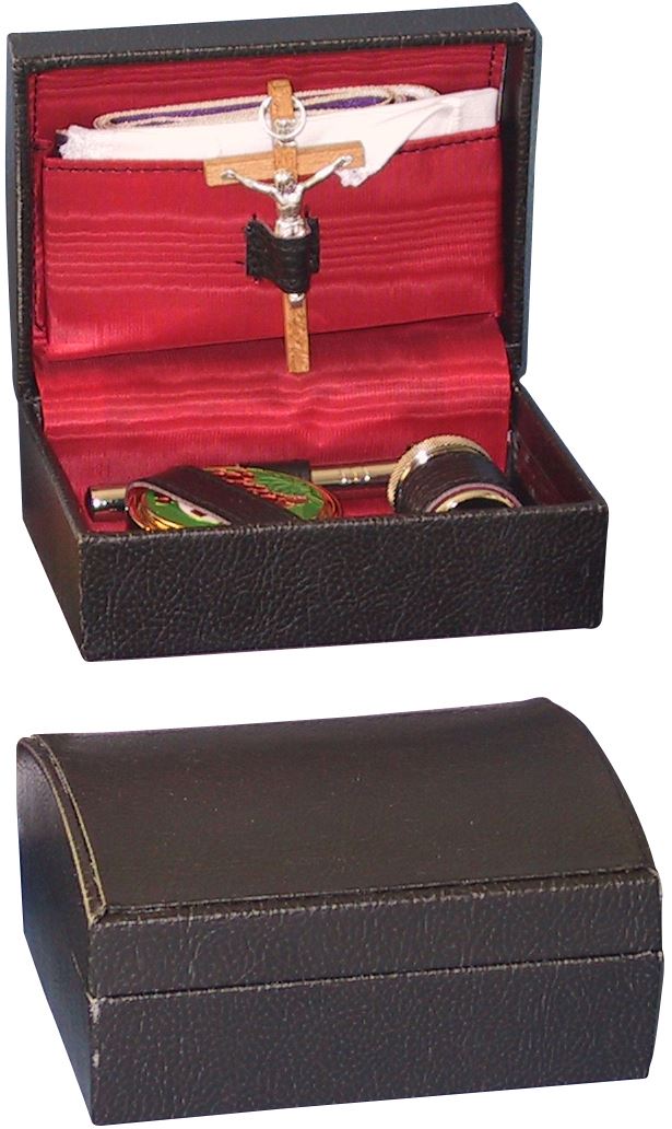 astuccio ( kit celebrazione messa) rigido a scatto 13x10x6
