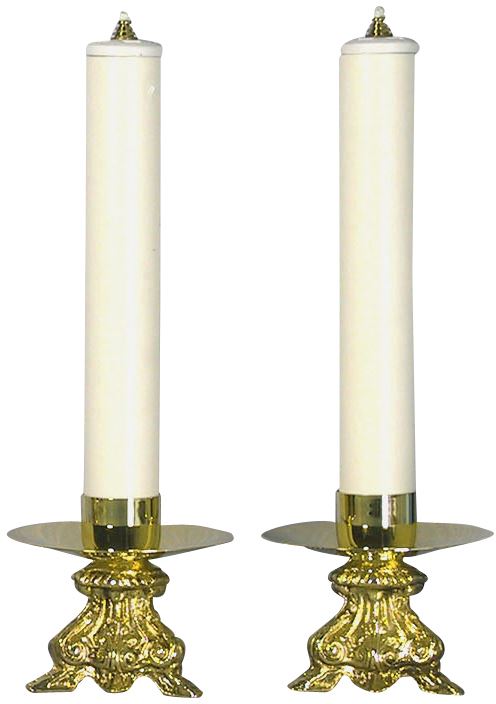 coppia candelieri 529 con finte candele
