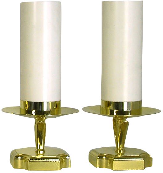 coppia candelieri 571 con finte candele
