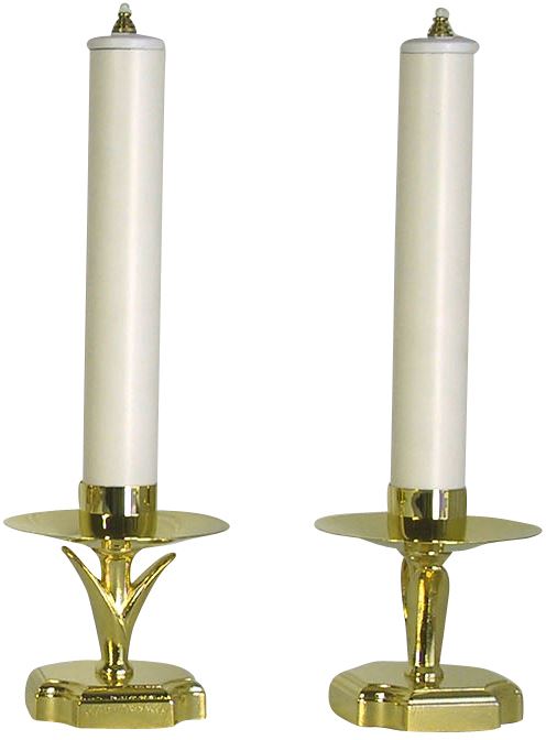 coppia candelieri 572 con finte candele