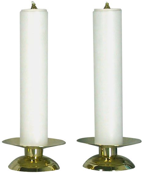 coppia candelieri 642 con finte candele