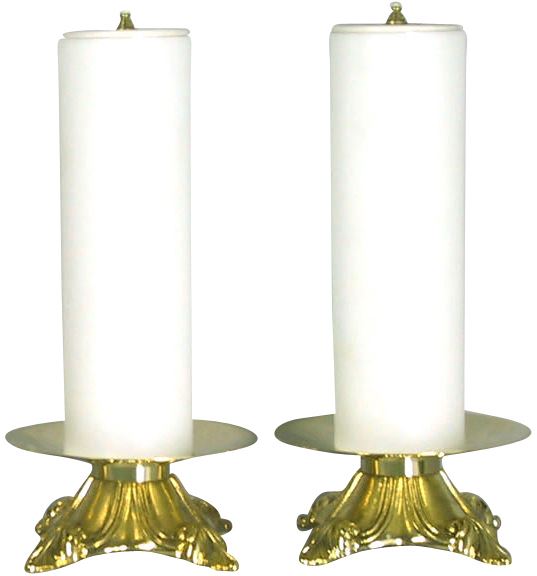 coppia candelieri 670 con finte candele