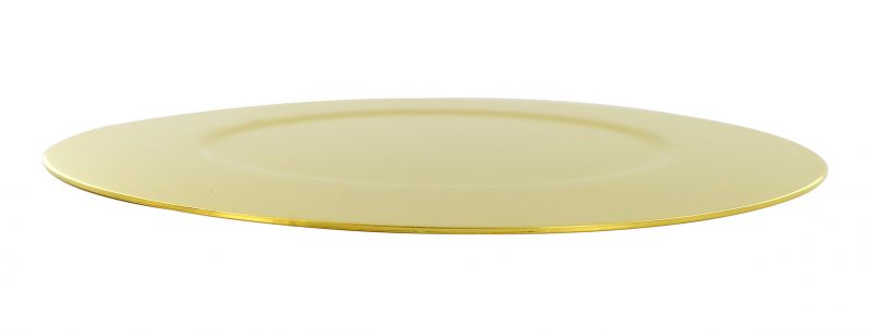 patena in ottone dorato Ø 15,5 cm