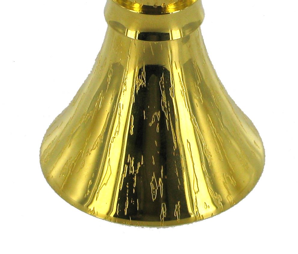 calice in ottone dorato - 16x11 cm - molina