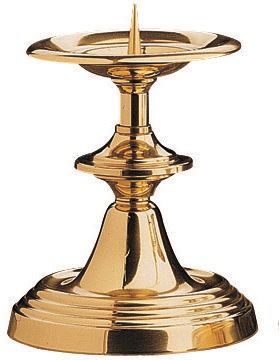 candeliere da mensa in ottone - 15,5 cm - molina