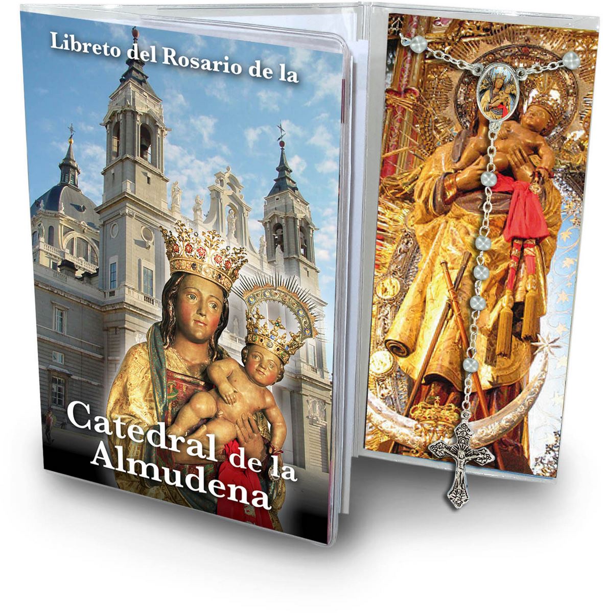 libretto con rosario madonna di almudena - spagnolo