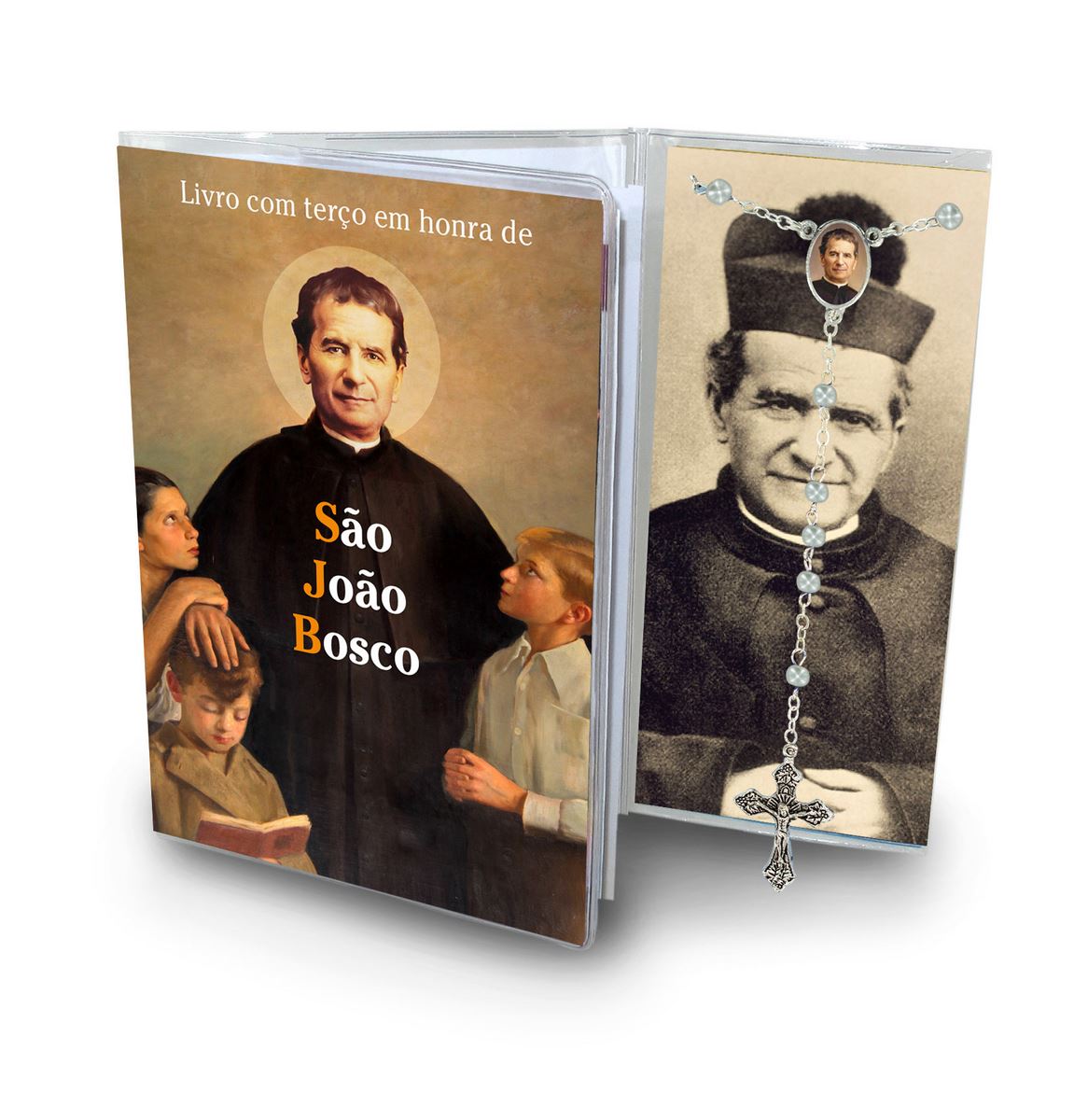 libretto con rosario san giovanni bosco - portoghese