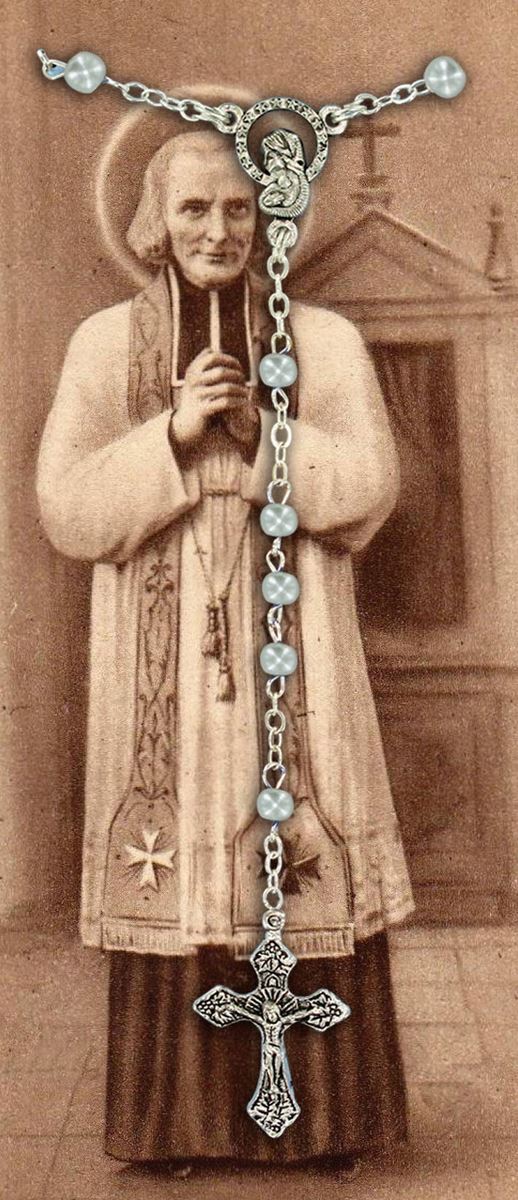 libretto con rosario santo curato d'ars - francese