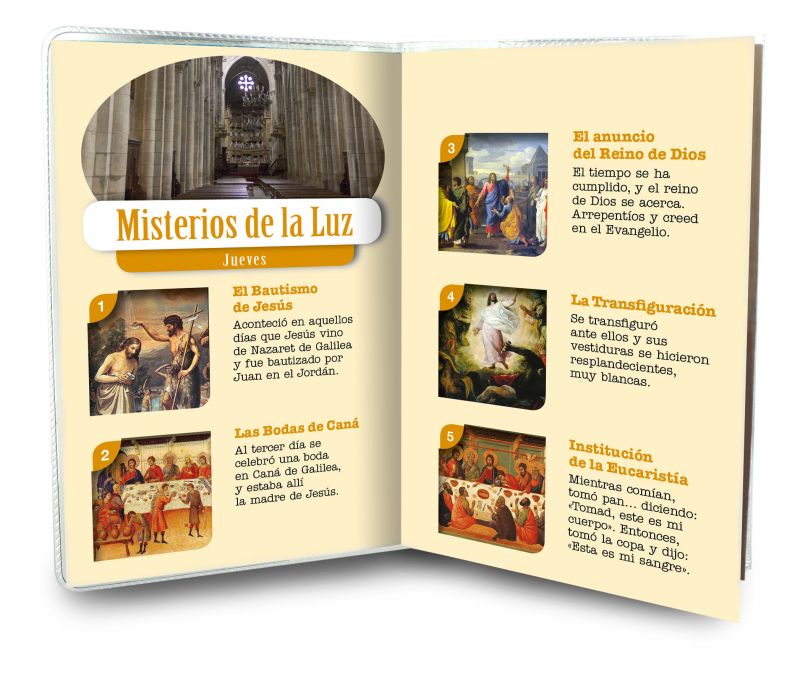 libretto con rosario catedral de ourense - spagnolo