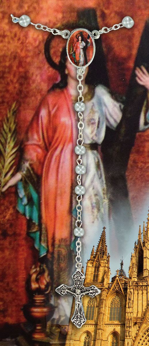 libretto con rosario cattedrale di barcellona - francese