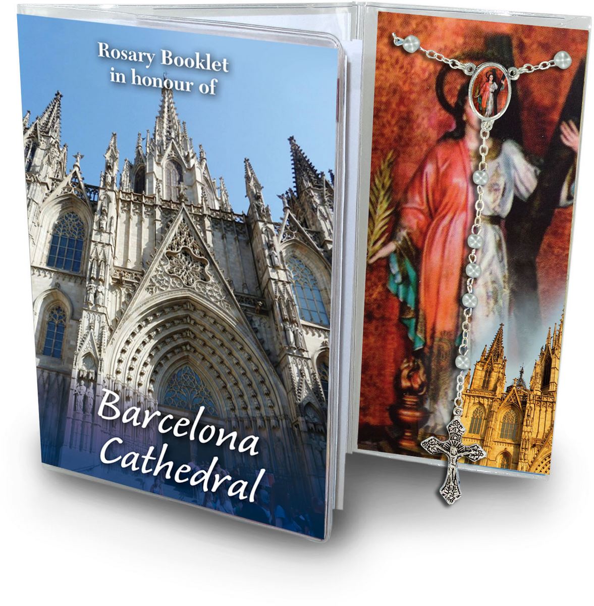 libretto con rosario cattedrale di barcellona - inglese