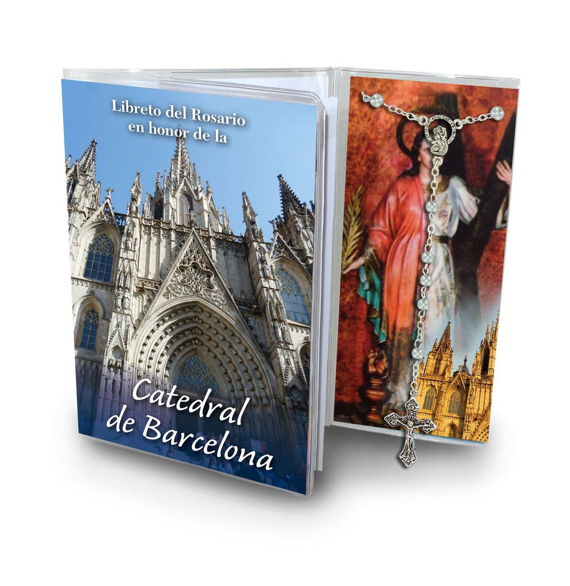 libretto con rosario cattedrale di barcellona - spagnolo