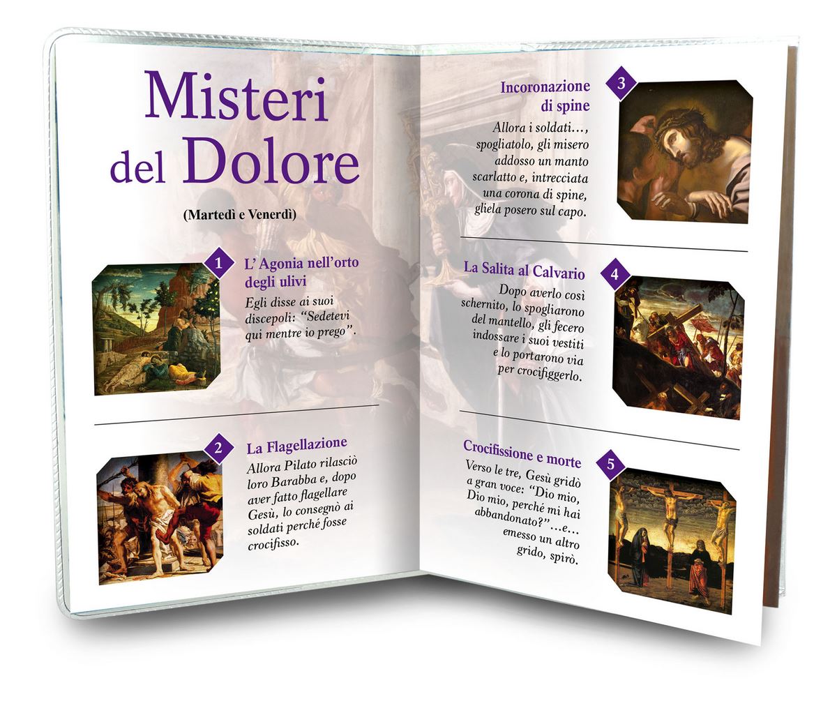 libretto con rosario santa chiara d'assisi - italiano