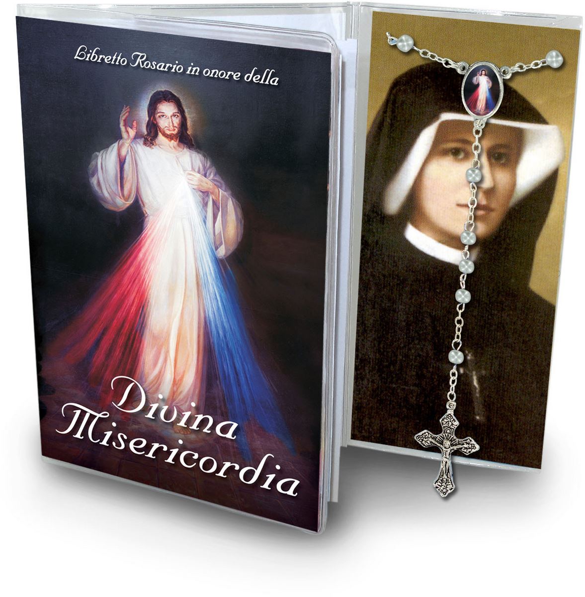 libretto con rosario divina misericordia - italiano