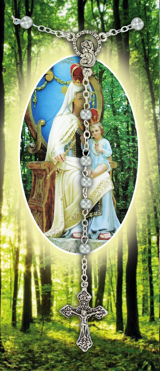 libretto con rosario madonna di frechou - inglese