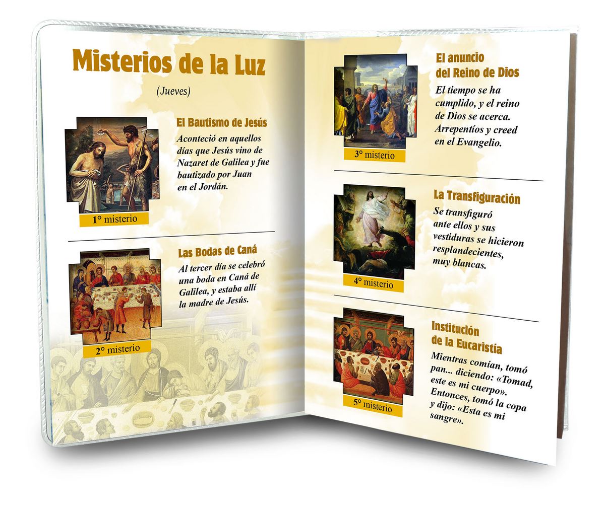 libretto con rosario madonna di guadalupe (messico) - spagnolo