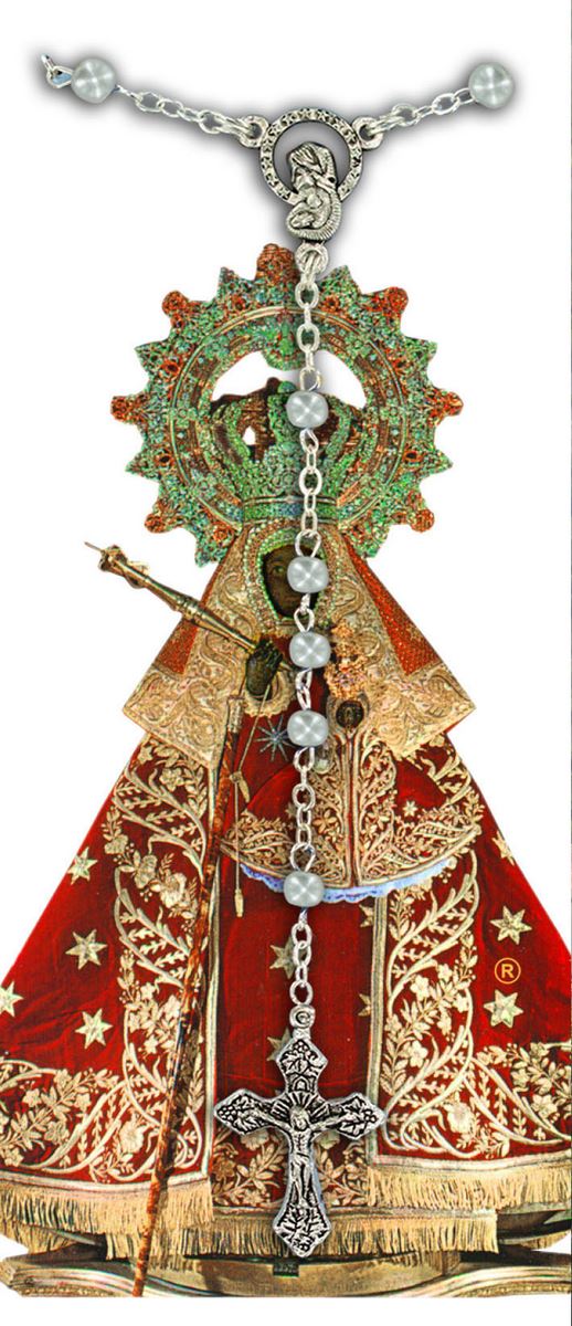 libretto con rosario madonna di guadalupe (spagna) - spagnolo