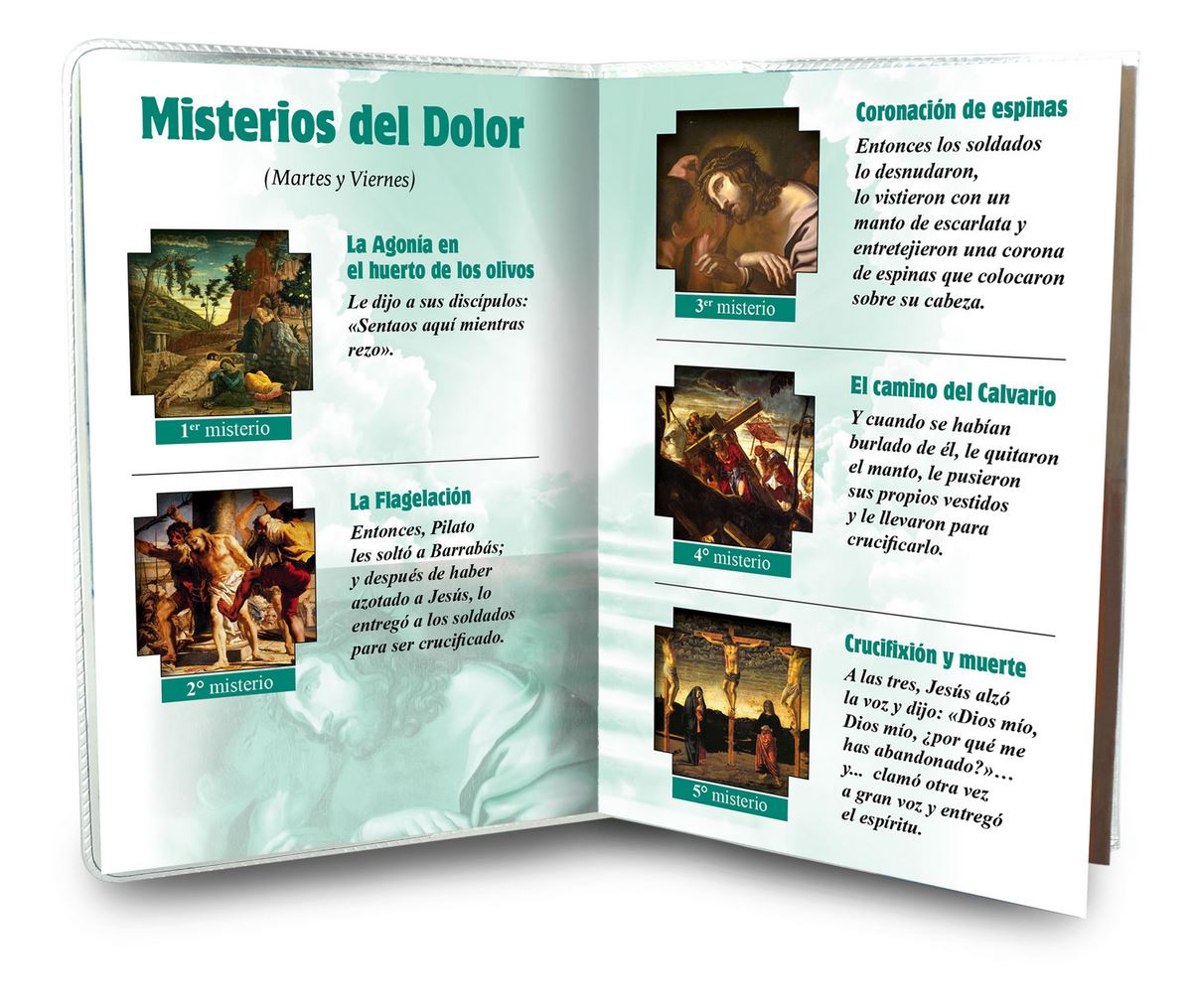 libretto con rosario madonna di guadalupe (spagna) - spagnolo