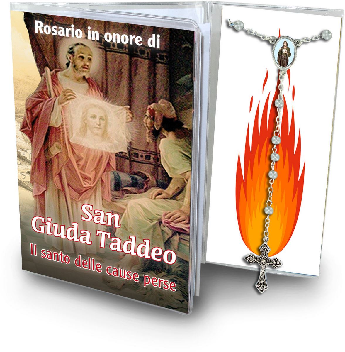 libretto con rosario san giuda taddeo - italiano