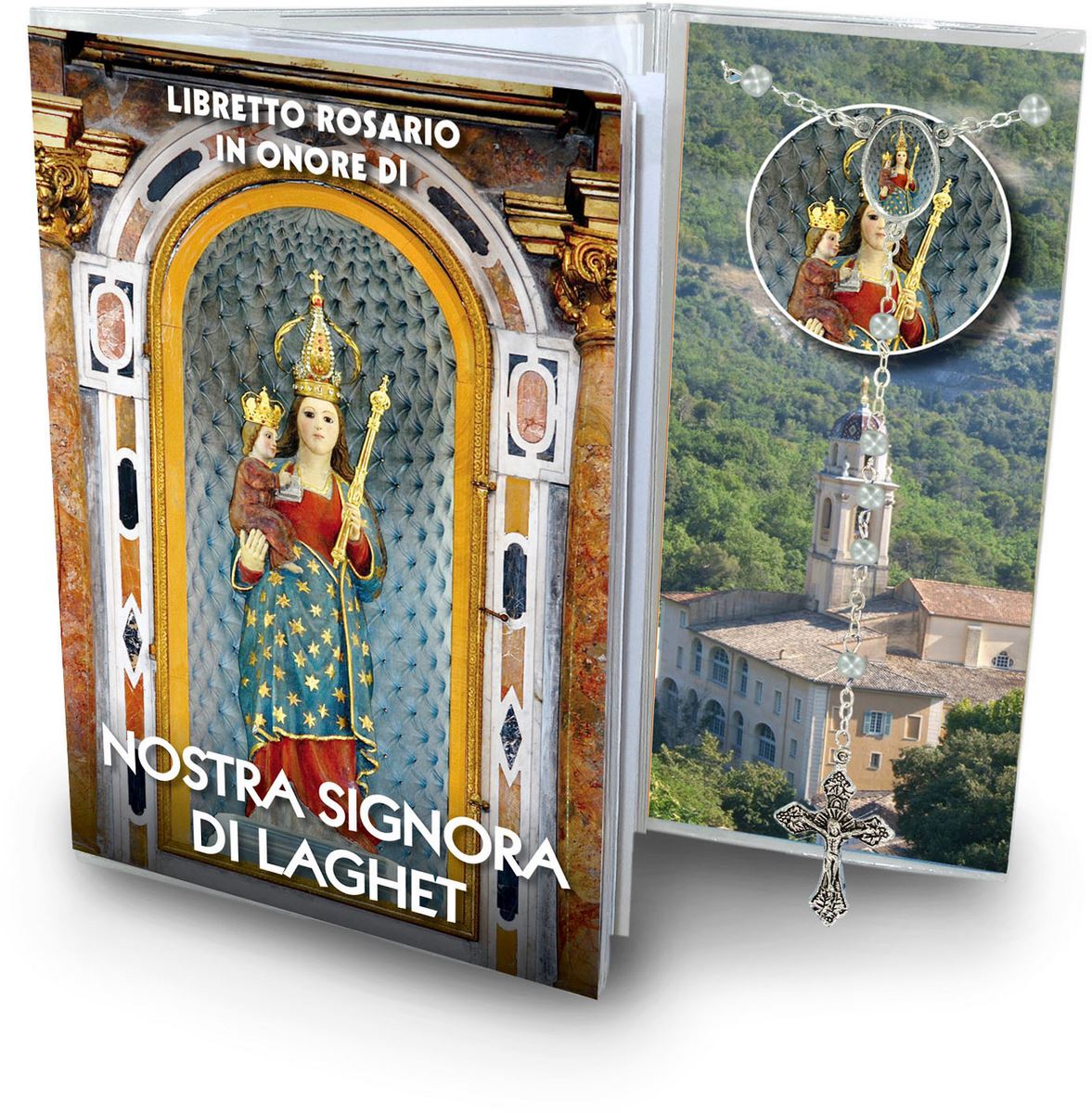 libretto con rosario notre dame de laghet - italiano