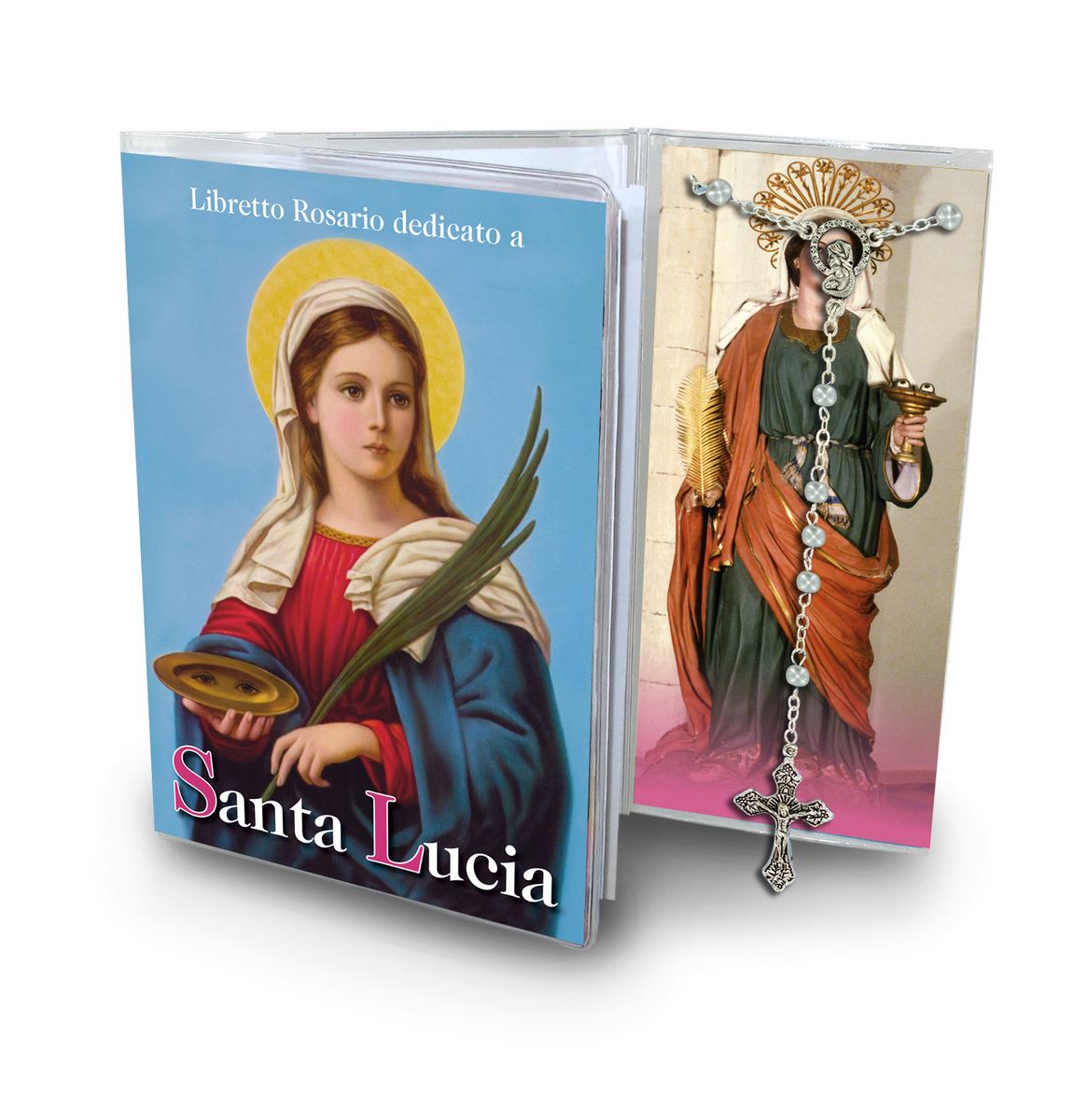 libretto con rosario santa lucia - italiano