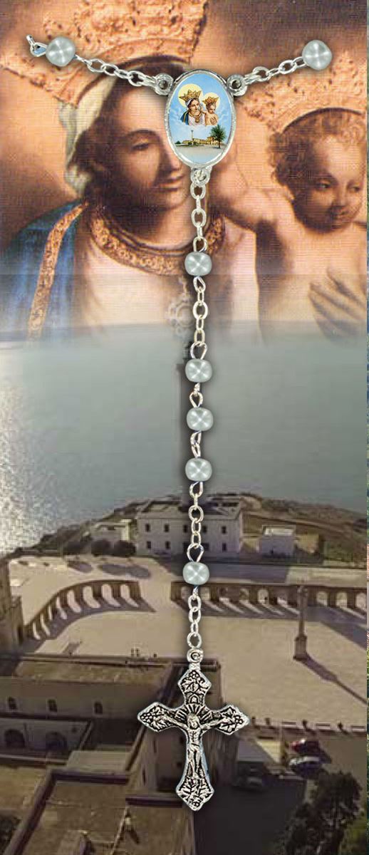 libretto con rosario madonna di santa maria di leuca - italiano